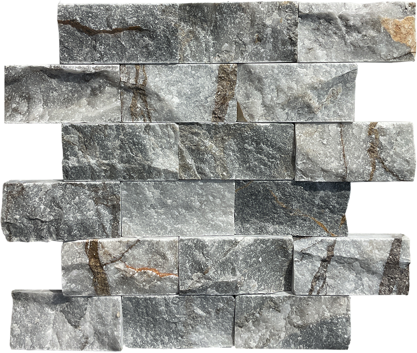 Marble Thunderstruck Mosaic Split Face 1