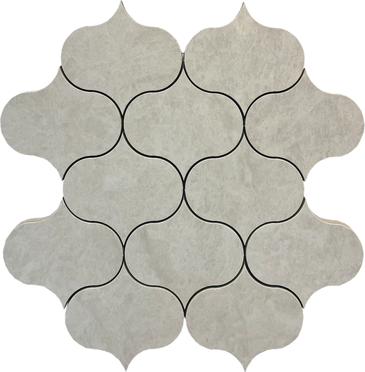Porcelain Taj Mahal Ivory Mosaic Polished 1