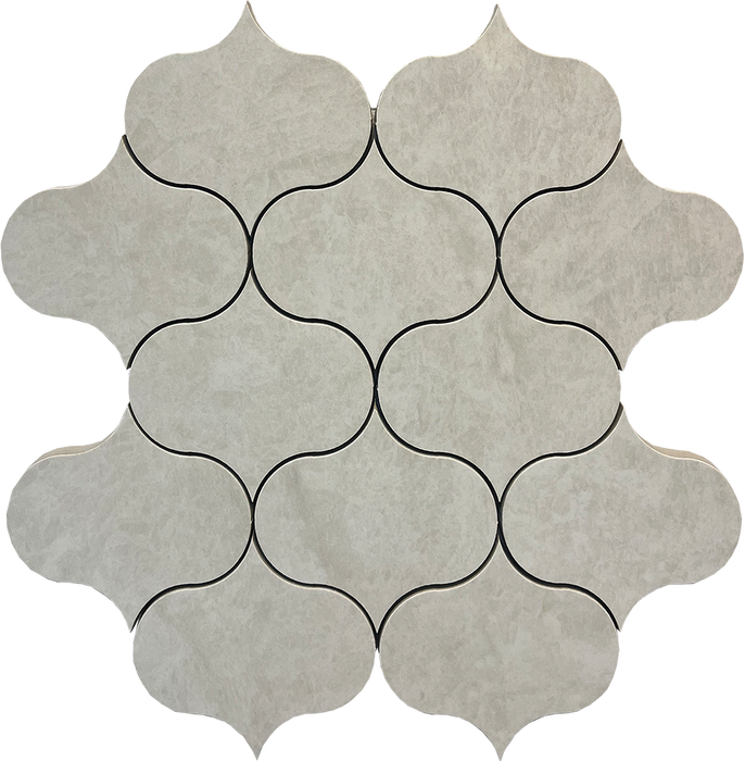 Porcelain Taj Mahal Ivory Mosaic Polished 1