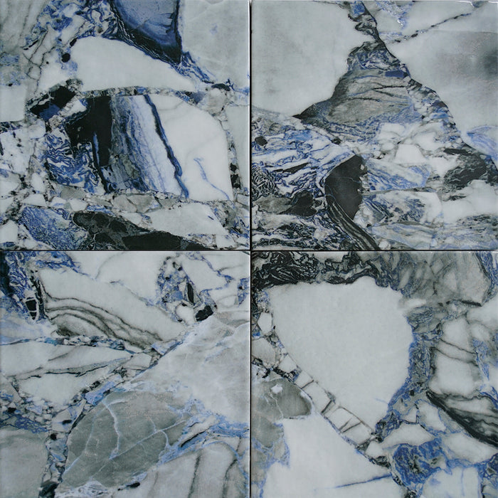 Porcelain Ice Sapphire Tile Glossy 1