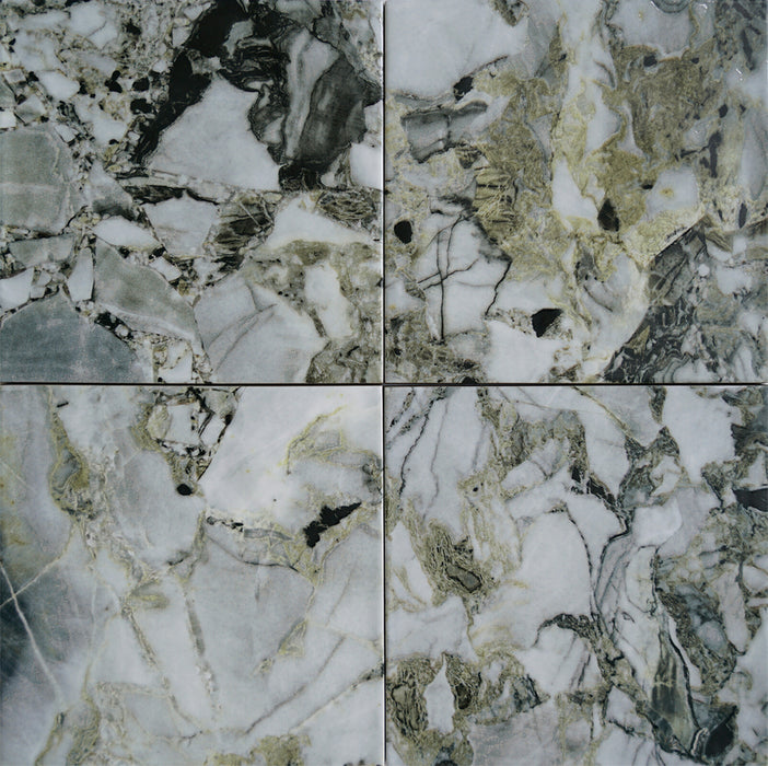 Porcelain Ice Green Tile Glossy 1