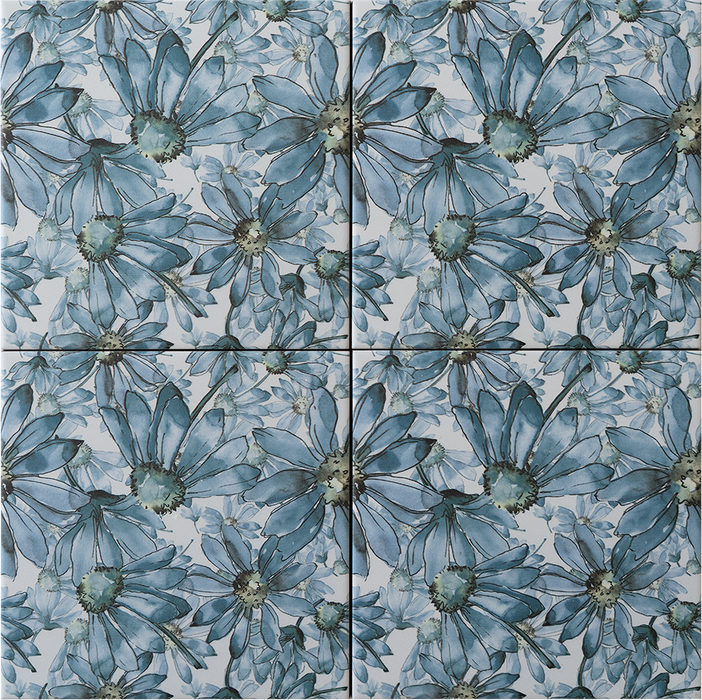 Porcelain Clover Asher 4 Tile Matte 1