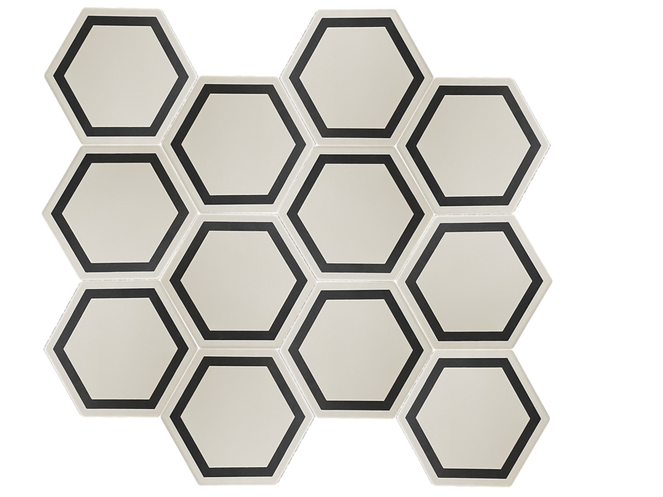 Porcelain Examatt Decora Exatarget Bianco Tile Matte 1