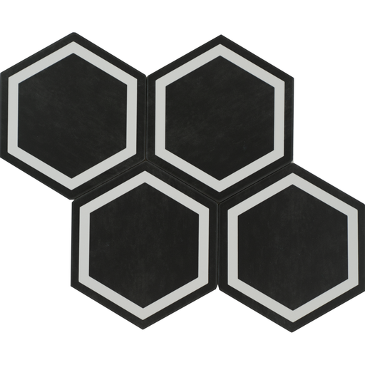 Porcelain Examatt Decora Exatarget Nero Tile Matte 1