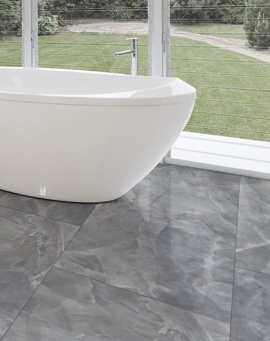 Porcelain Onyx Grey Tile Polished 2