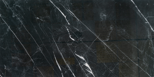 Porcelain Marquina Black Tile Polished 1