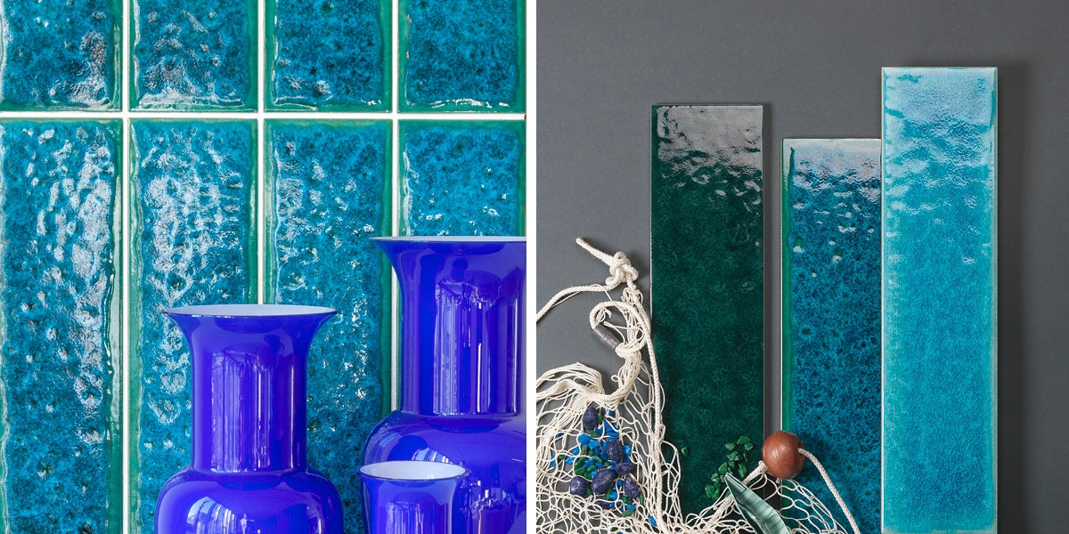 Ceramic Micronesia Blue Tile Glossy 2
