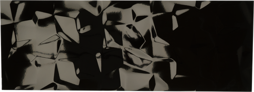 Ceramic Cubic Black Tile Polished 1