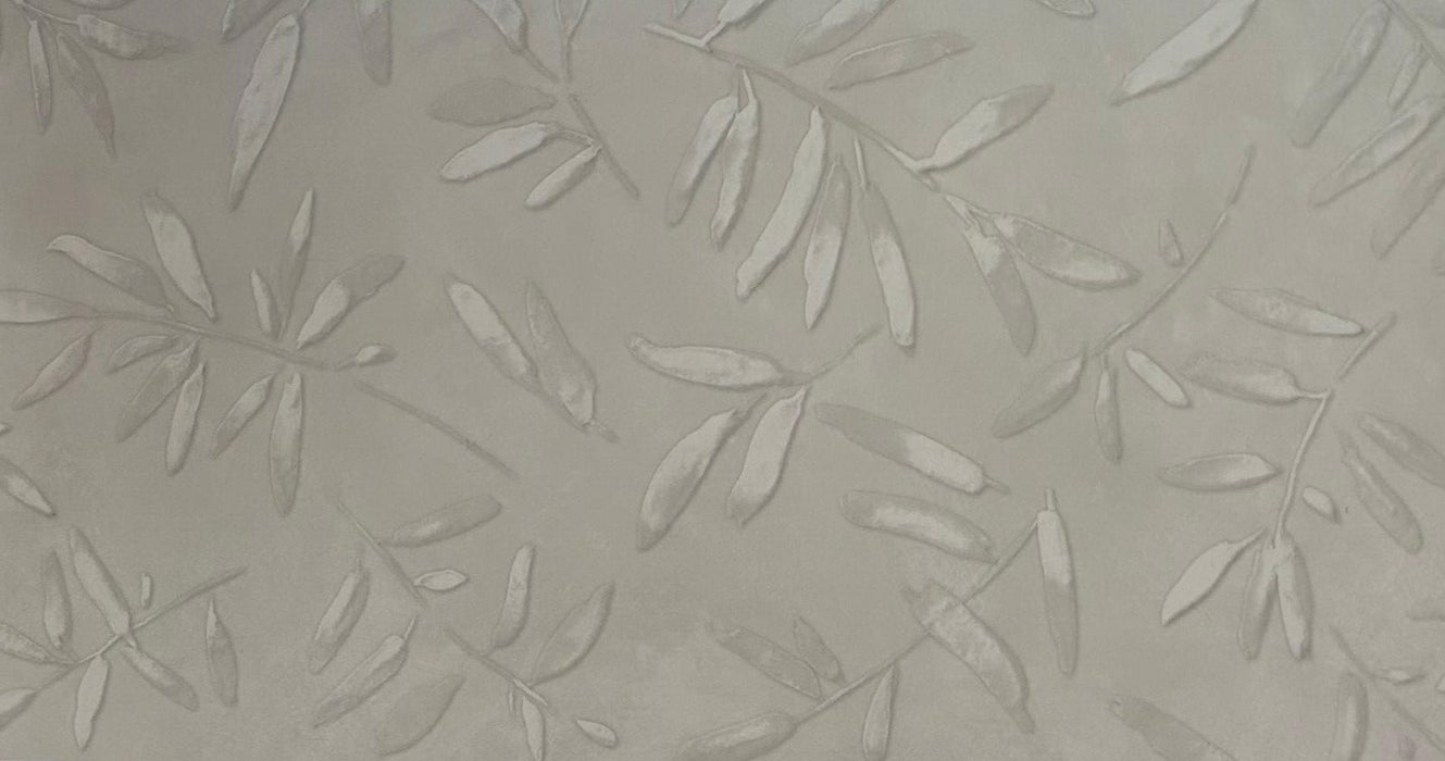 Porcelain Wonderspace Deco Foliage Light Tile Textured 1