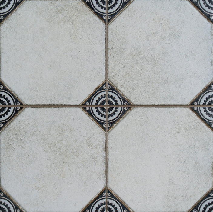 Porcelain Leeds Black Tile Matte 1