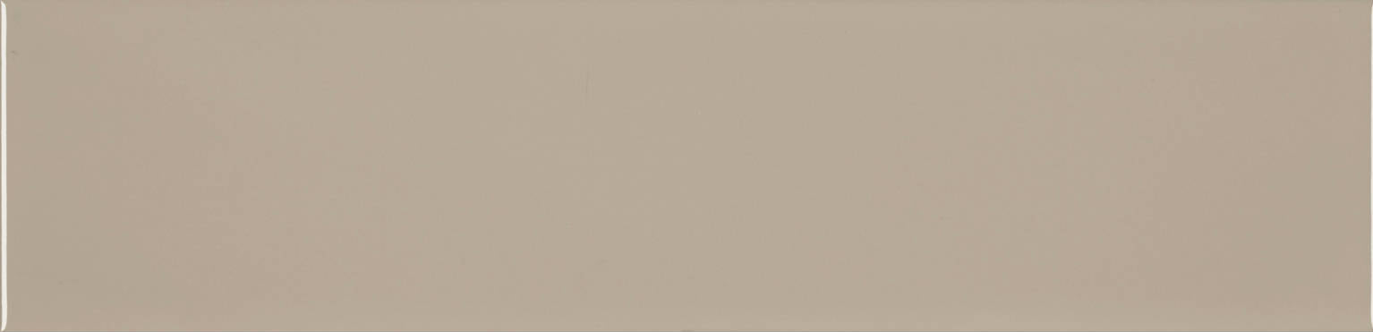 Full Tile Sample - Krea Putty Ceramic Tile - 4" x 16" x 7.44 MM Glossy