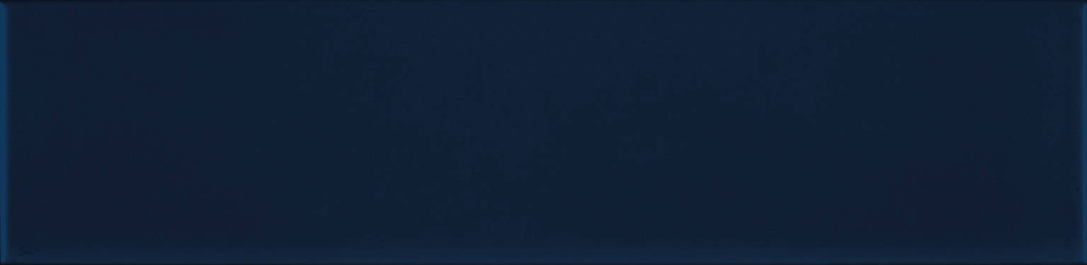 Full Tile Sample - Krea Navy Ceramic Tile - 4" x 16" x 7.44 MM Matte