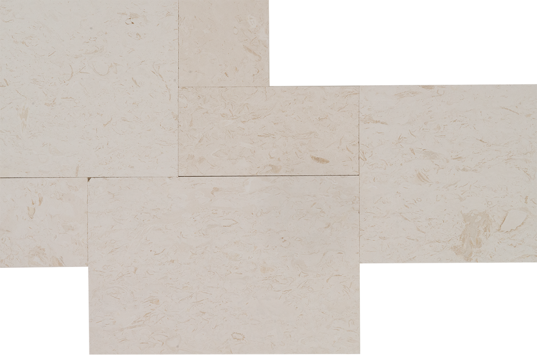 Limestone Shell Beach Versailles Pattern Tumbled 1