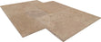 Travertine Ivory Light Versailles Pattern Chiseled & Brushed 2