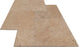 Travertine Ivory Light Versailles Pattern Chiseled & Brushed 4