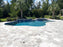 Marble Aqua Gray Versailles Pattern Sandblasted 3