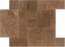 Travertine American Chestnut Paver Versailles Pattern Tumbled 1