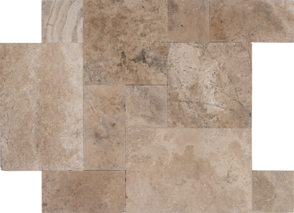 Travertine Colorado  Versailles Pattern Tumbled 1