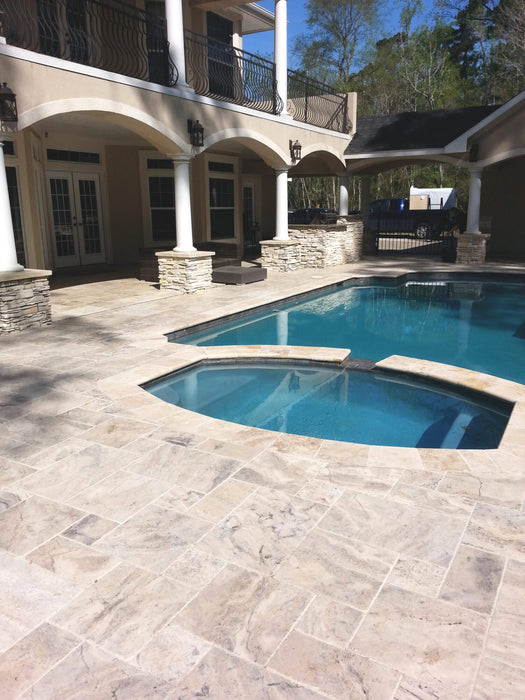 Travertine Colorado  Versailles Pattern Tumbled 3