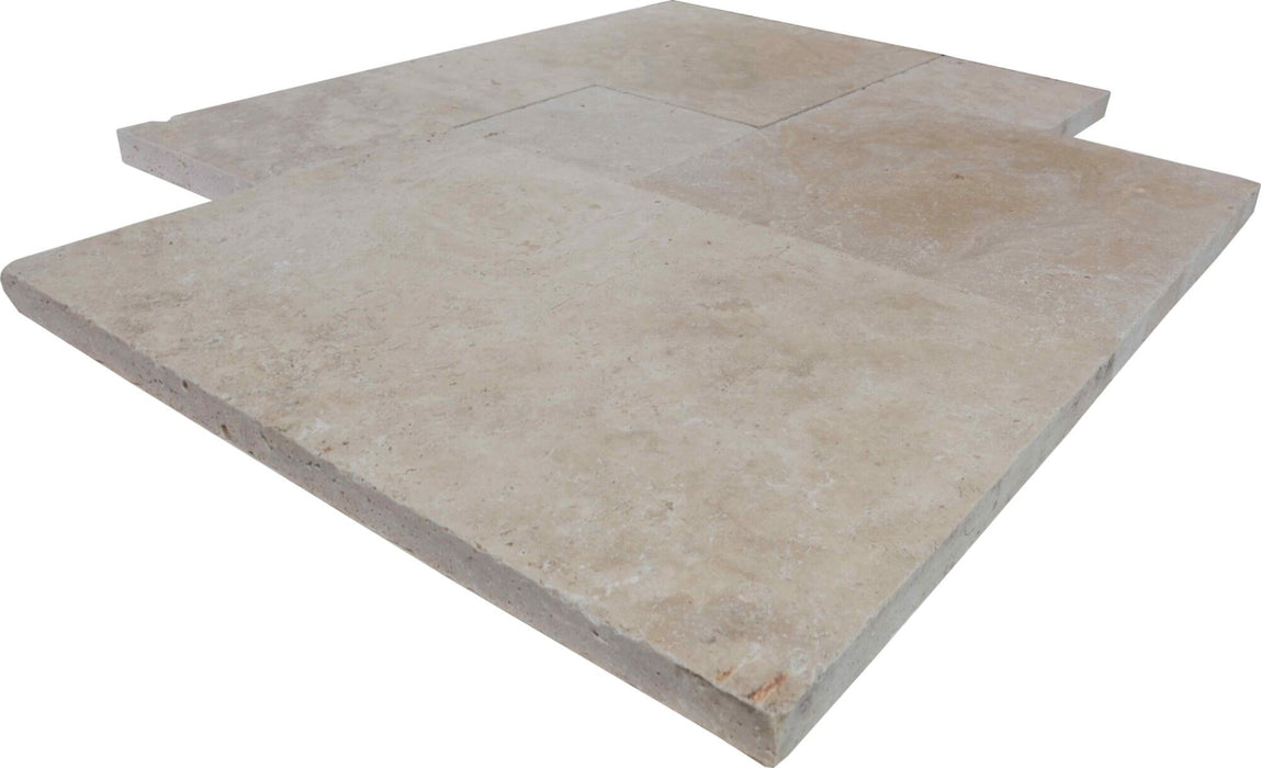 Travertine Extra Light  Versailles Pattern Tumbled 2