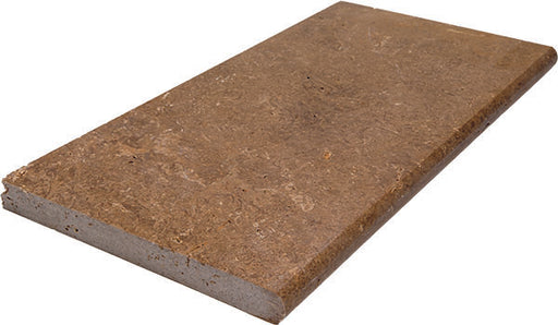 Marble Aqua Gray Bullnose Coping Sandblasted 1