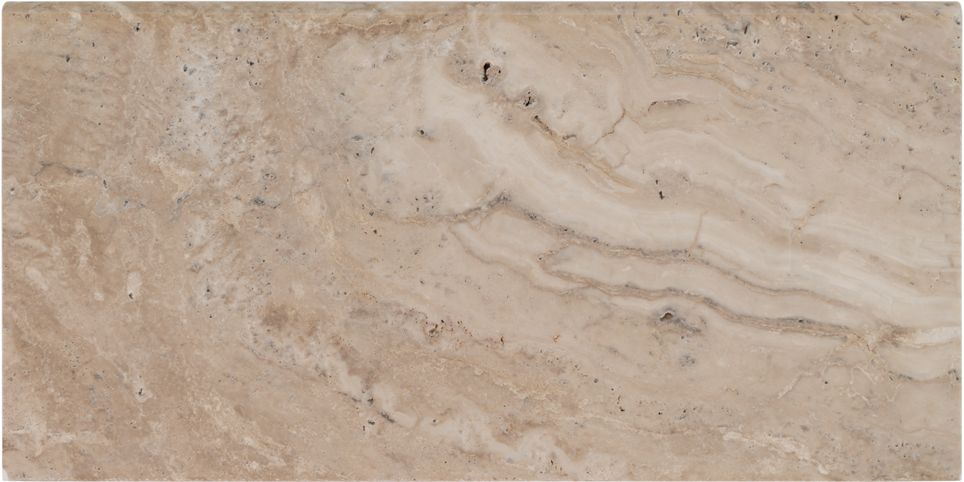Travertine Colorado Bullnose Coping Brushed 2