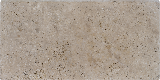 Travertine Ivory Light Bullnose Coping Brushed 1