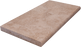 Travertine Ivory Light Bullnose Coping Brushed 2