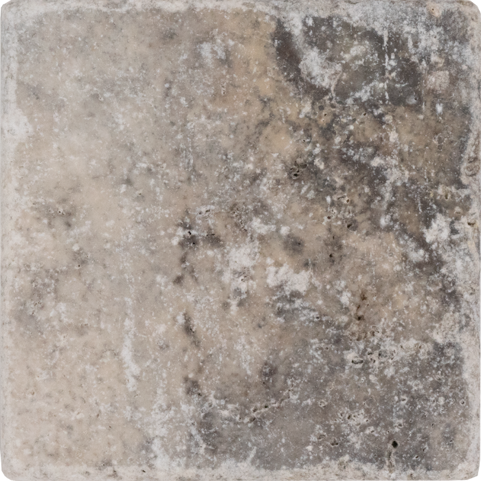 Travertine Nordic Silver Tile Tumbled 1