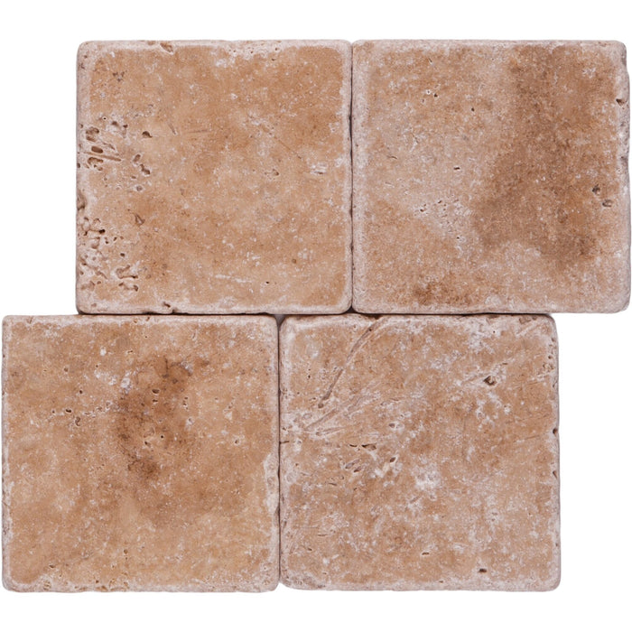 Travertine Ivory Light Tile Tumbled 2