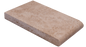 Travertine Ivory Light Bullnose Coping Tumbled 1