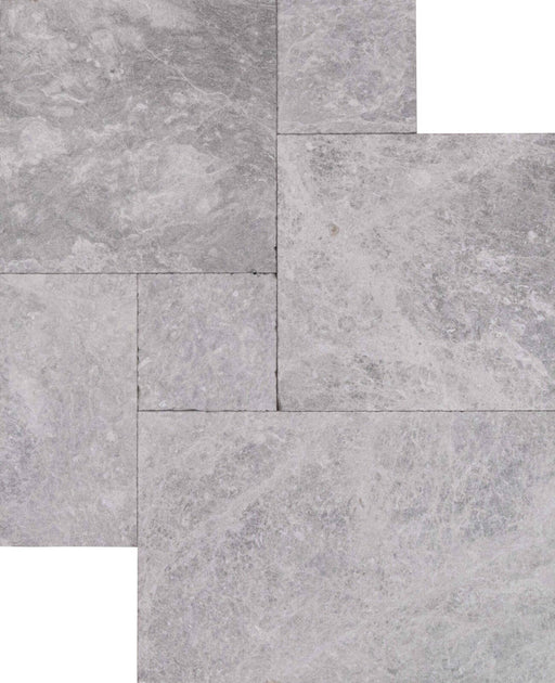 Marble Cleopatra Gray Versailles Pattern Sandblasted 1