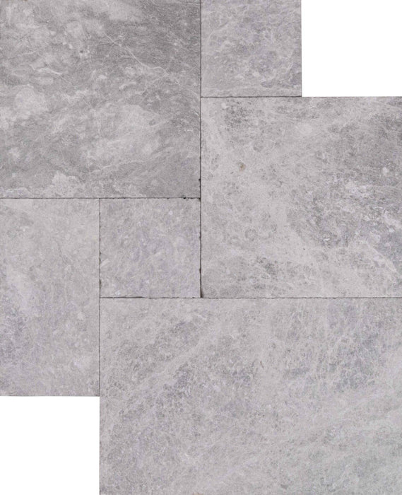 Marble Cleopatra Gray Versailles Pattern Sandblasted 1