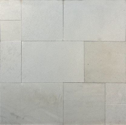 Marble Husky White Versailles Pattern Sandblasted 1