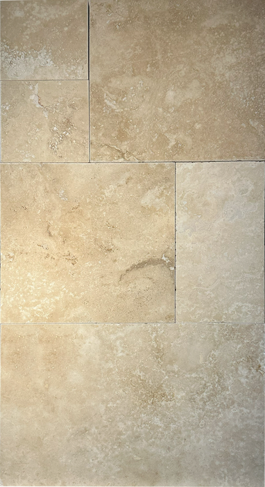 Travertine Colosseum Light Versailles Pattern Honed 1