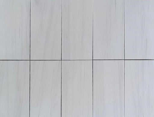Bianco Dolomiti (Karinna) Honed Marble Tile - 6" x 12" x 1 CM
