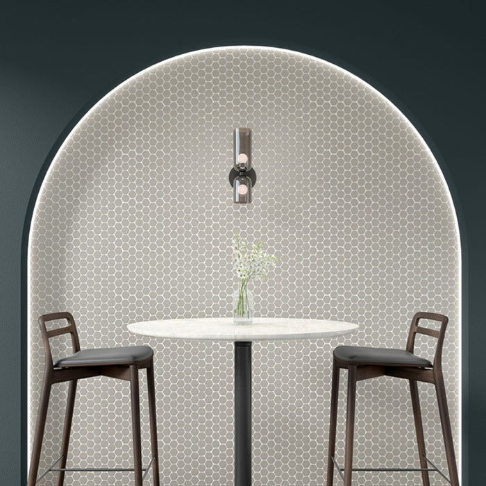 Keystones Porcelain Desert Gray Organic D014 Mosaic Matte 3