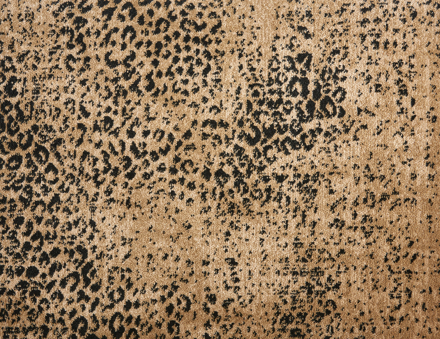King Cheetah Polypropylene Wildroot 67786 Carpet Pattern 1