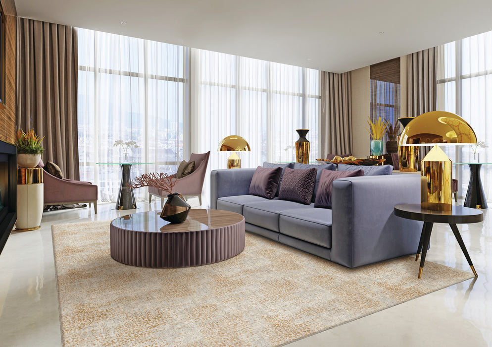 King Cheetah Polypropylene Amber 77782 Carpet Pattern 2