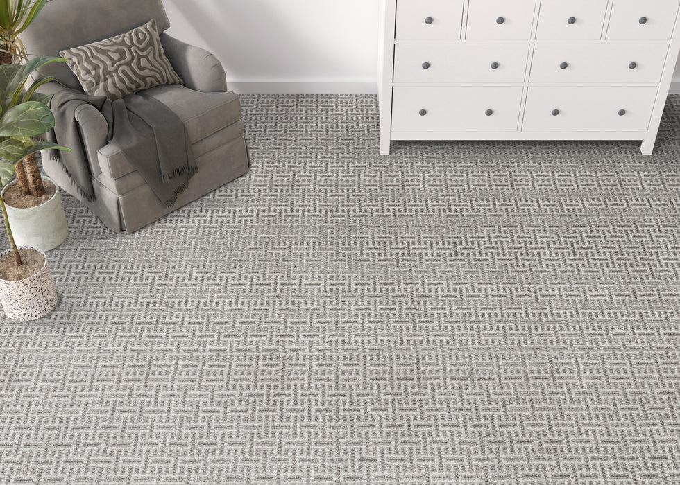 King Alfred Polyester Sterling 39545 Carpet Pattern 2