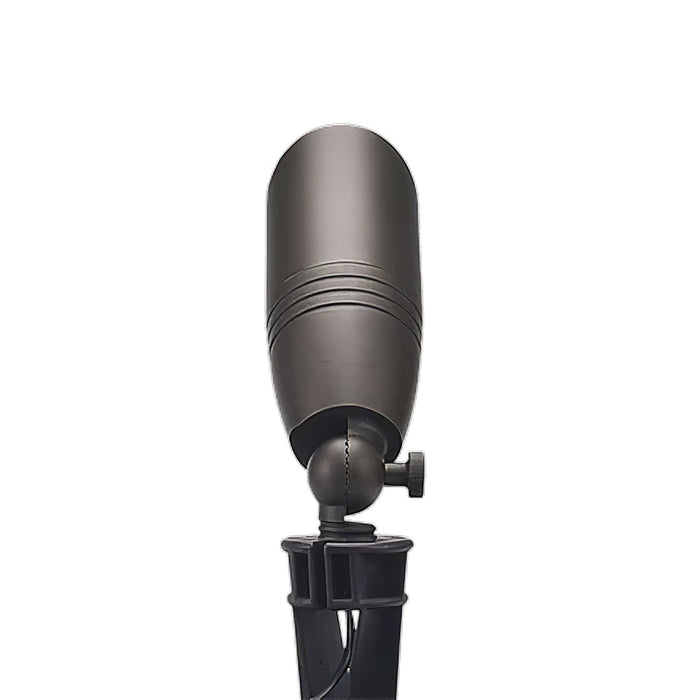 Standard Die Cast Brass MR16 LED Outdoor Spotlight - Antique Bronze - View 4