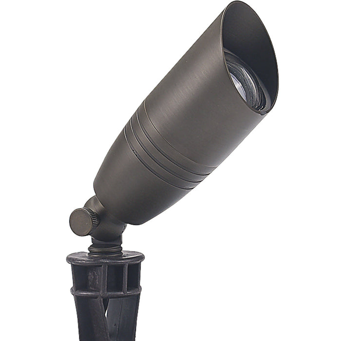 Classic Die Cast Aluminum MR16 LED Outdoor Spotlight - Antique Bronze - View 6