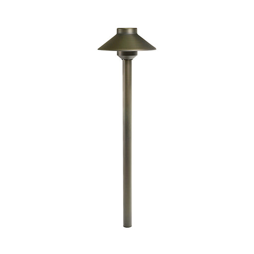 Standard Die Cast Brass G4 LED Outdoor Path Light - Antique Bronze