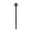 Mini Flat Hat Die Cast Brass G4 LED Outdoor Path Light - Antique Bronze