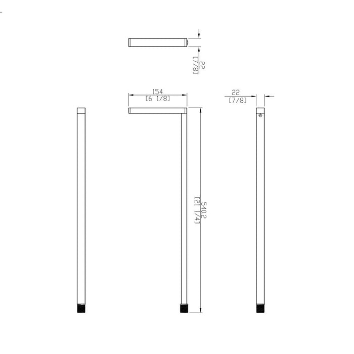 Die Cast Aluminum LED Outdoor Path Light - Bronze - View 3