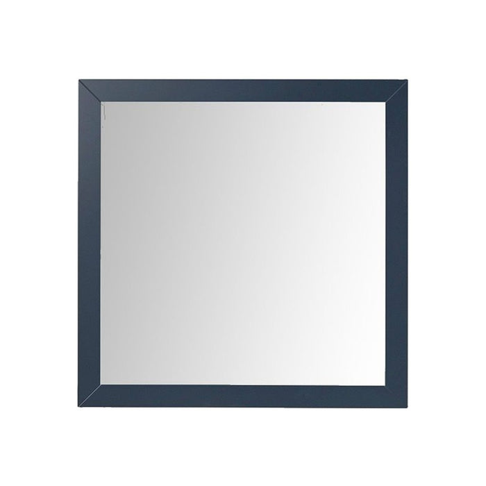 Castor Blue Glass Bathroom Mirror