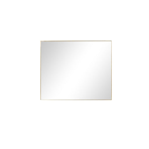 Abbey Brushed Gold Glass Bathroom Mirror