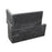 XL Rockmount Stacked Stone Panel Premium Black Slate Ledgestone Corner - Split Face