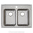 Lustertone Classic Stainless Steel Kitchen Sink 2