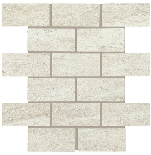 Core Fundamentals Advantage Ceramic Washed White LS40 Mosaic Matte 1